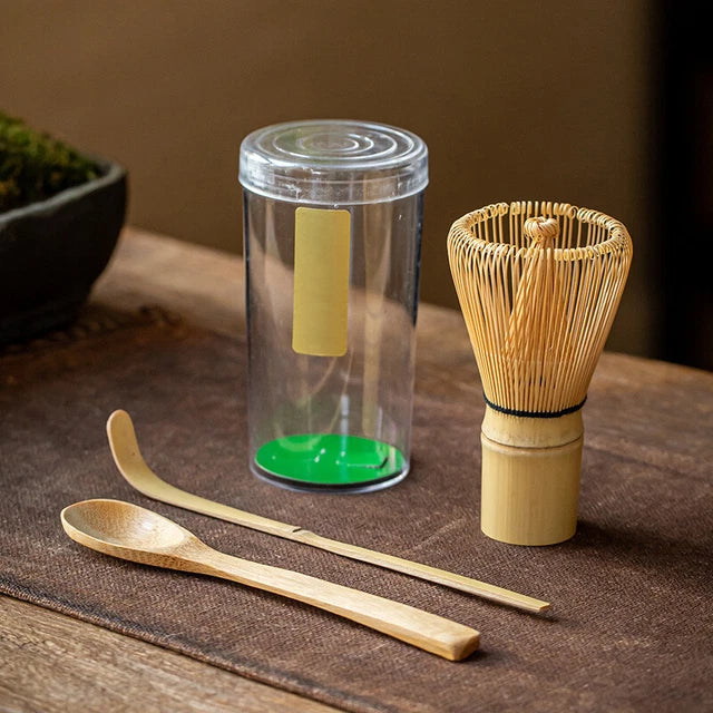 bamboo matcha whisk set