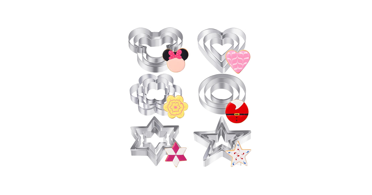 cookie cutter set 24 piece