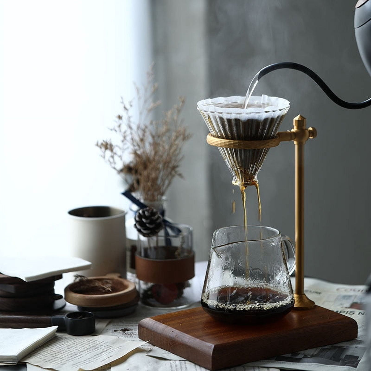 single serve manual coffee brewer