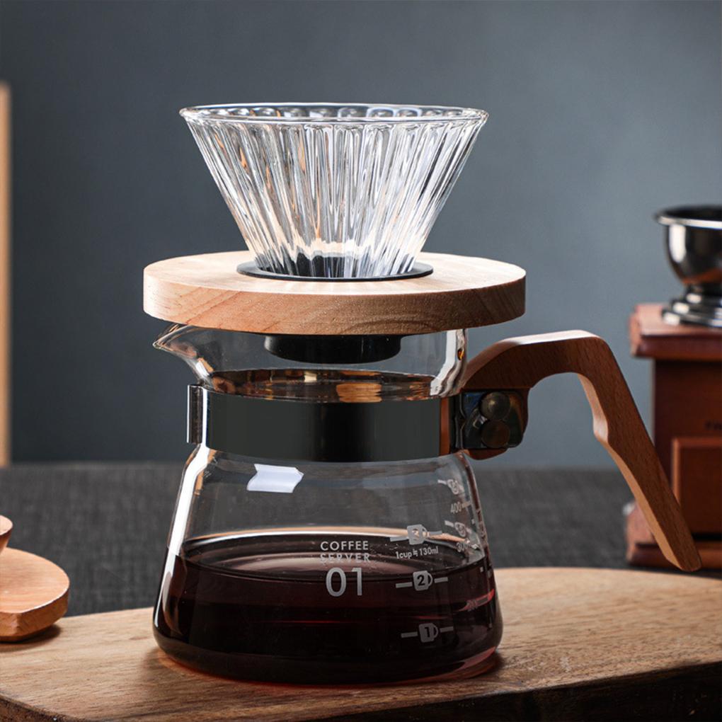 pour over coffee set glass carafe
