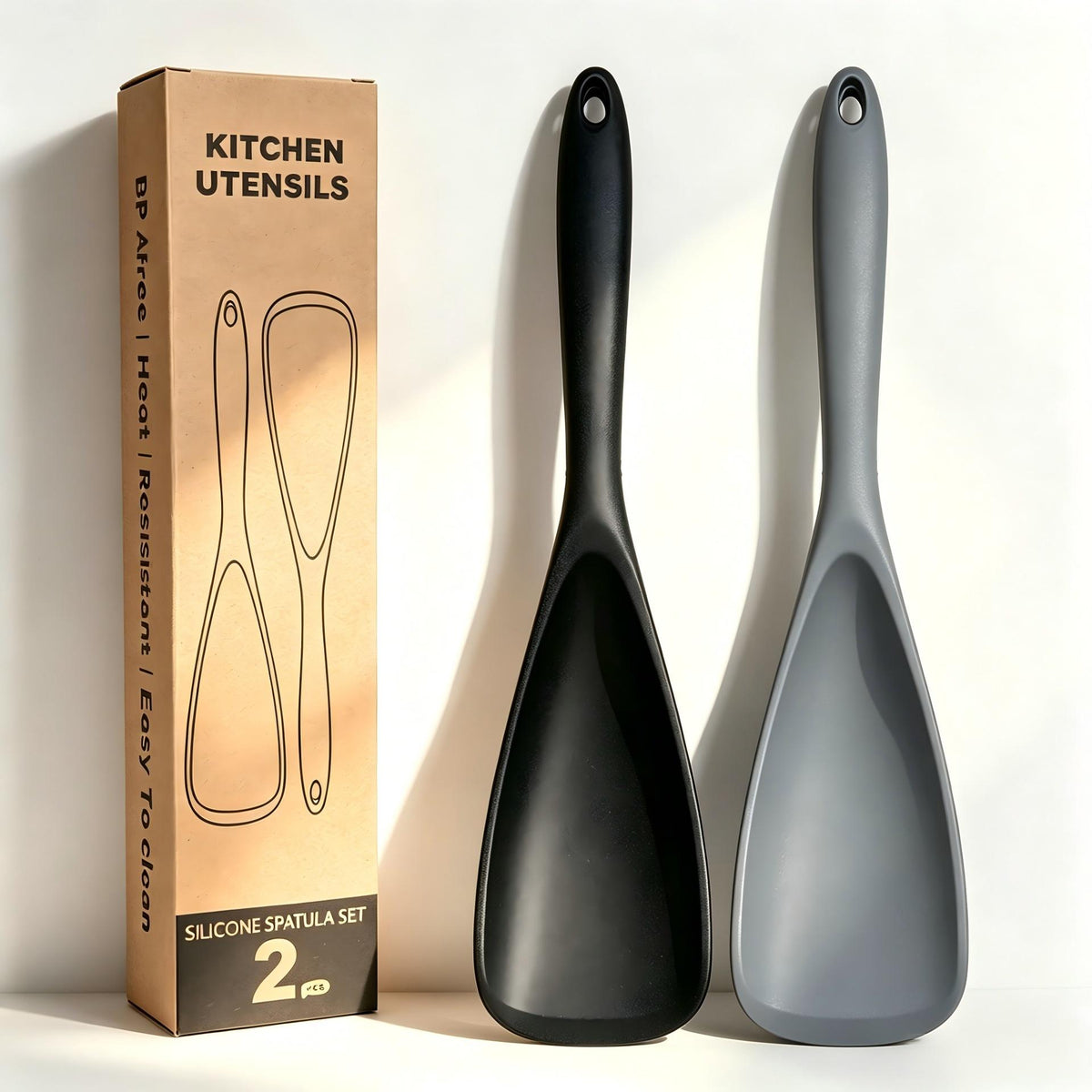 silicone spatula set heat resistant
