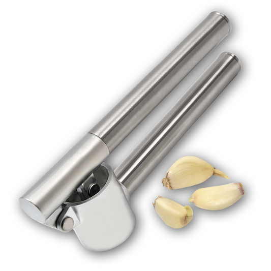 garlic press crusher stainless steel