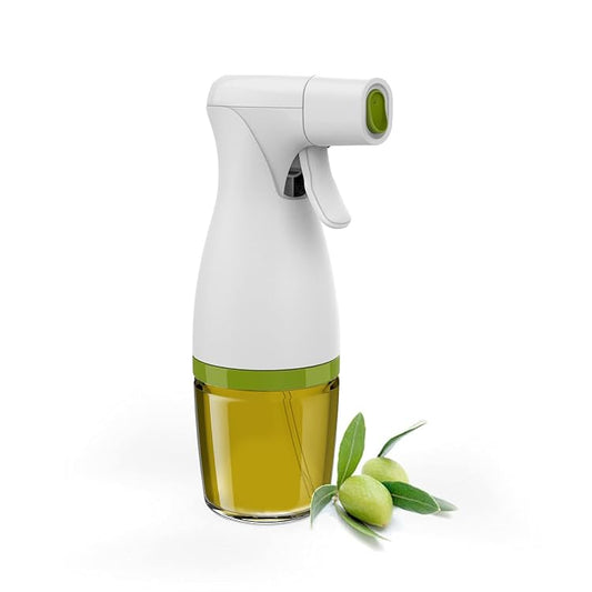 2-in-1 olive oil sprayer glass bottle