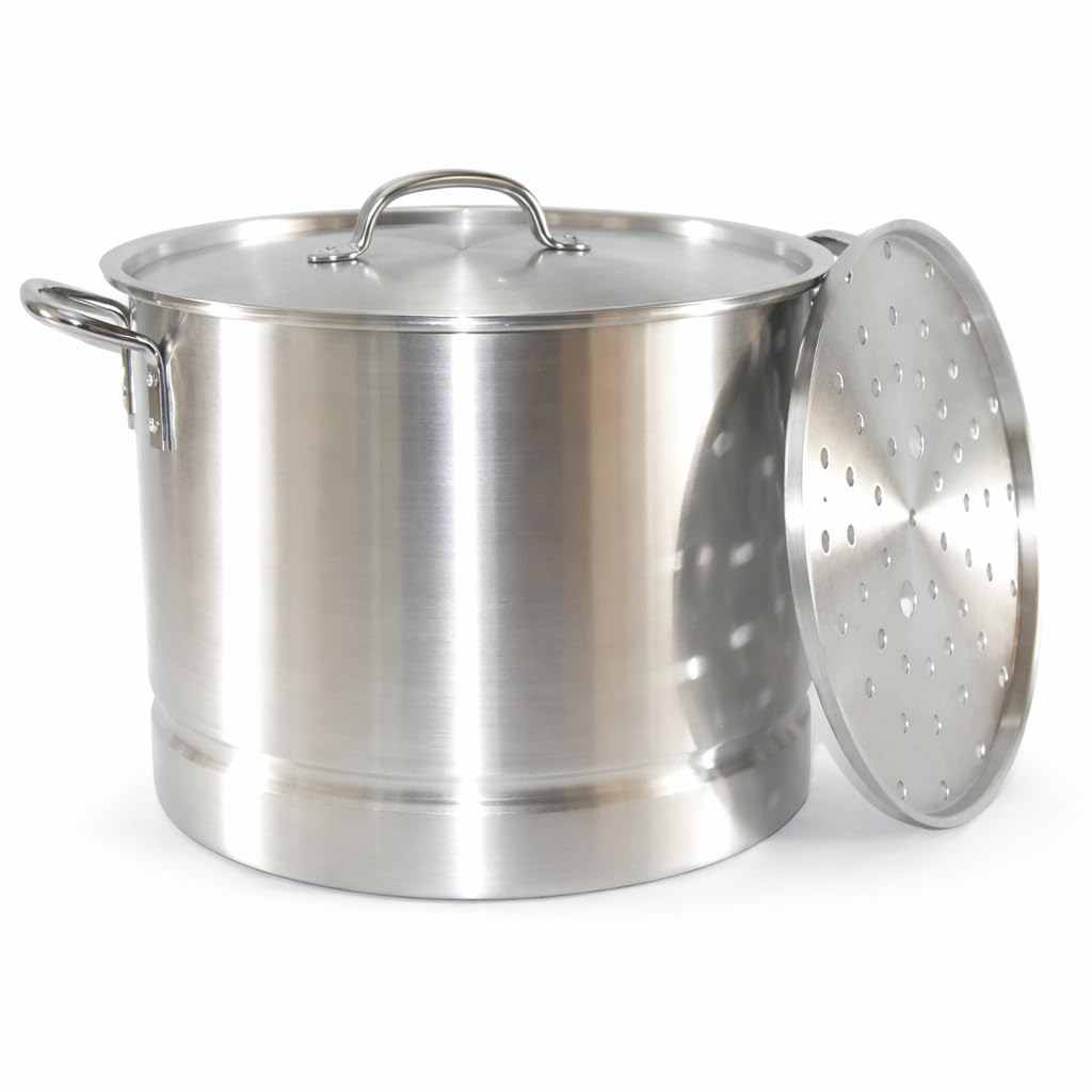 large stockpot steamer basket