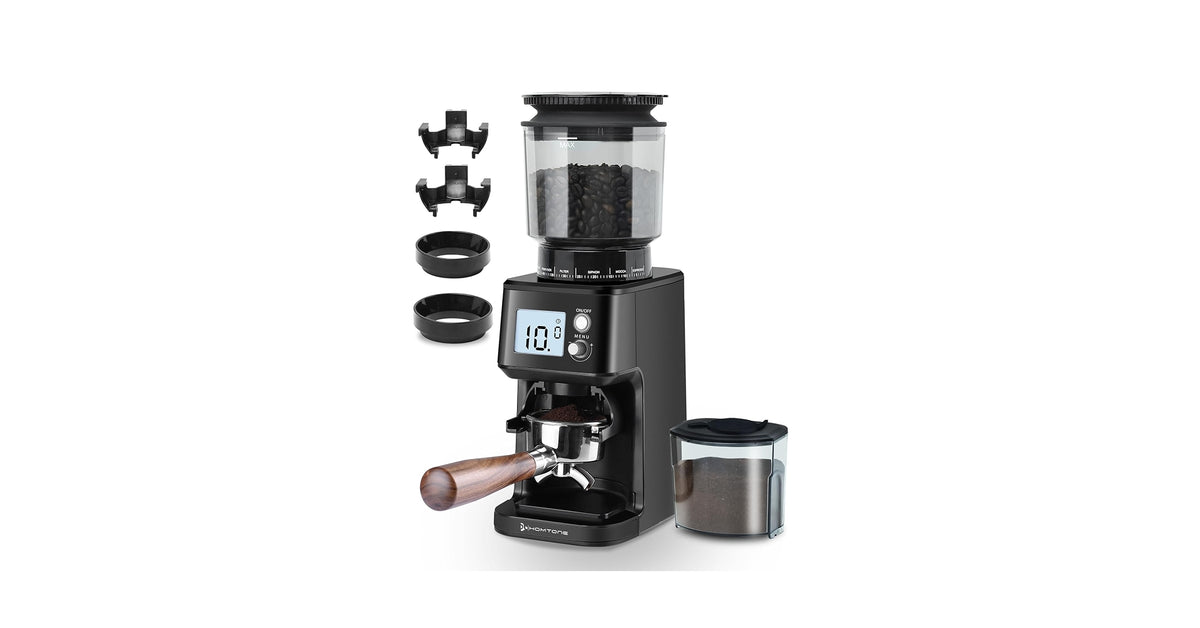 electric burr coffee grinder