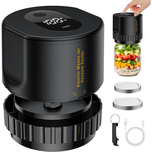 mason jar vacuum sealer USB electric