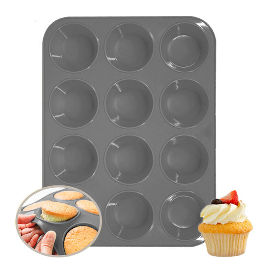 silicone muffin pan 12 cup