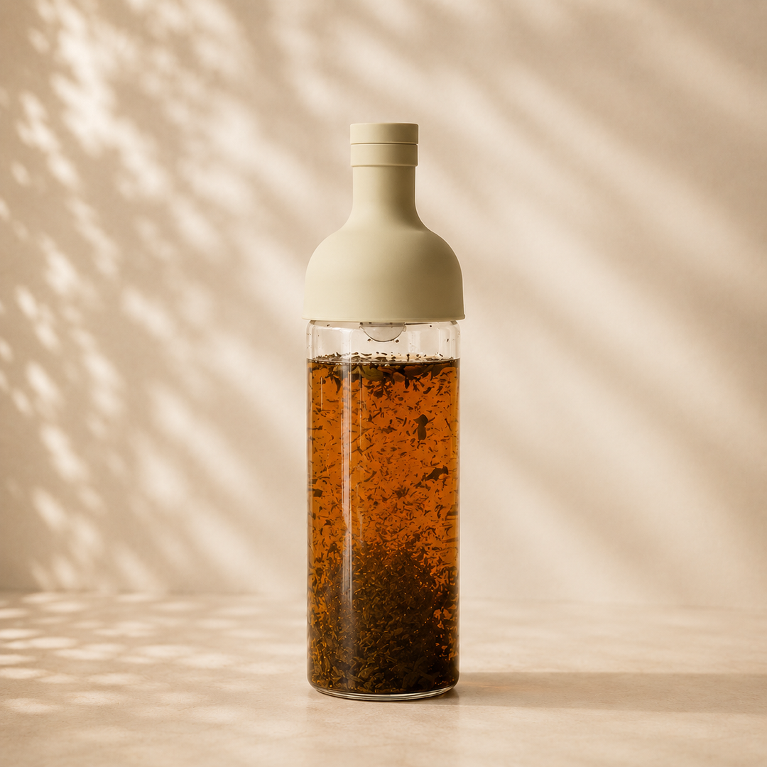 glass tea infuser bottle