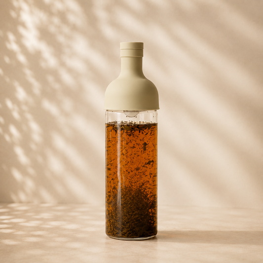 glass tea infuser bottle