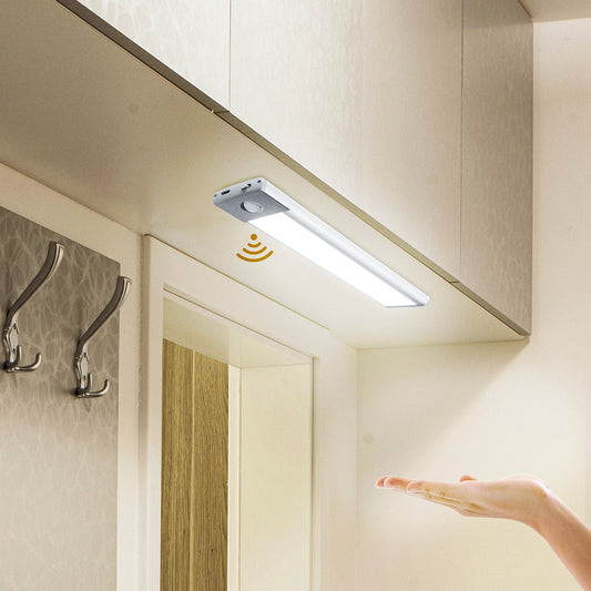 LED motion sensor cabinet light wireless rechargeable